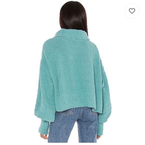 Free people Pullover in Emerald Aura size L - Picture 9 of 10